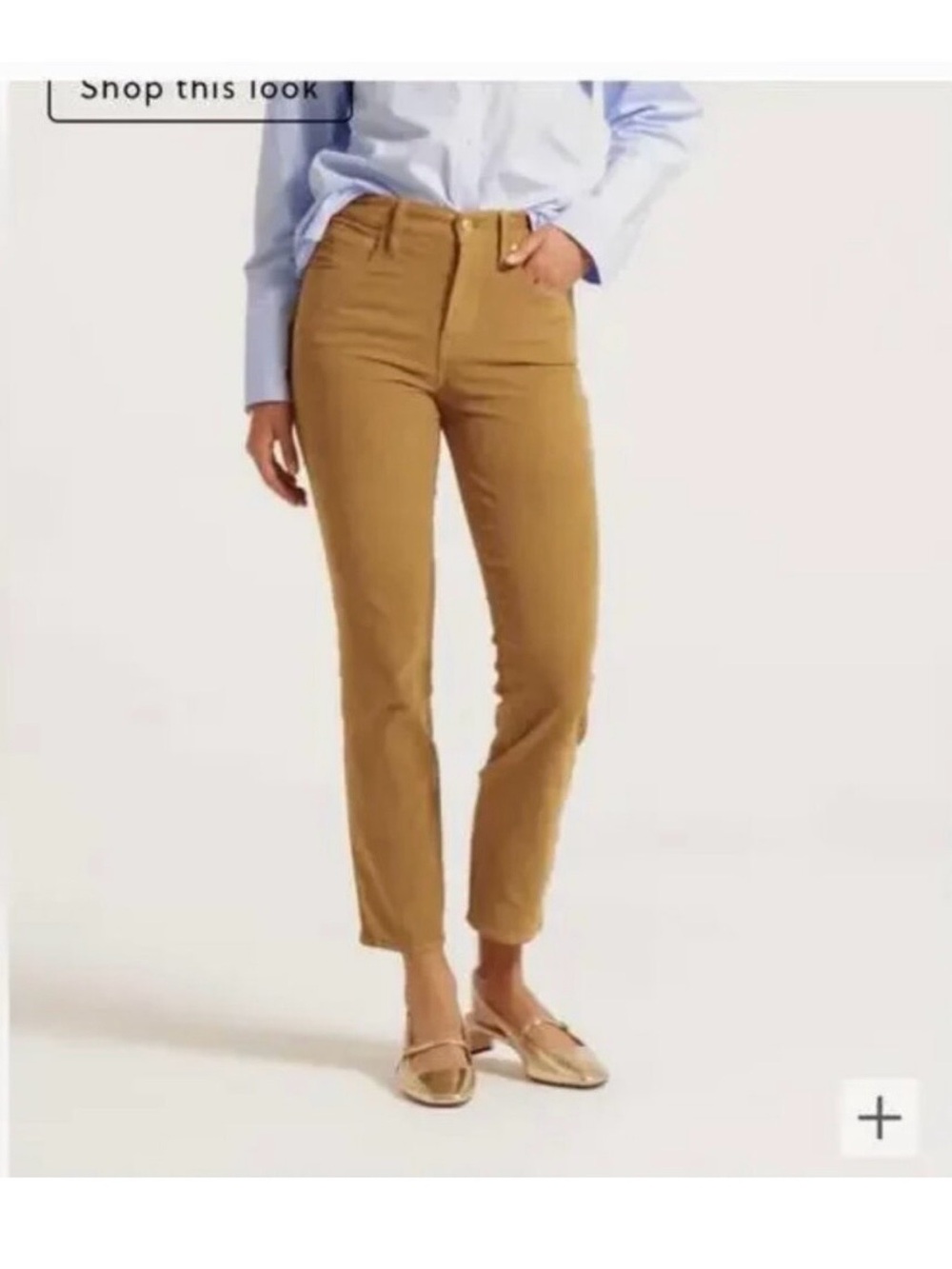 J. Crew Vintage Slim Straight Camel Brown